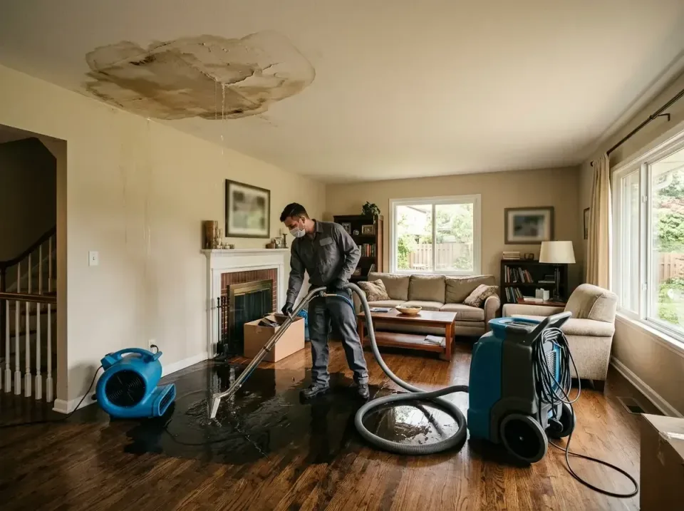 attic-pipe-burst-ceiling-drip-008 — frequently asked questions, Water Damage Restoration & Carpet Care in Cloverdale, VA